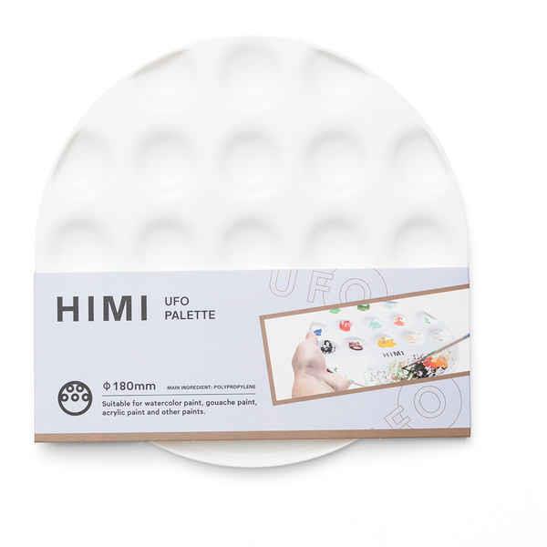 HIMI Πλαστική Στρογγυλή Παλέτα 18cm