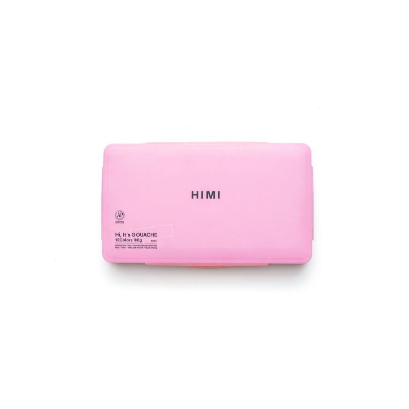 HIMI Jelly Cup Gouache Σετ 18 Χρωμάτων με 3 Πινέλα + Παλέτα Ανάμιξης