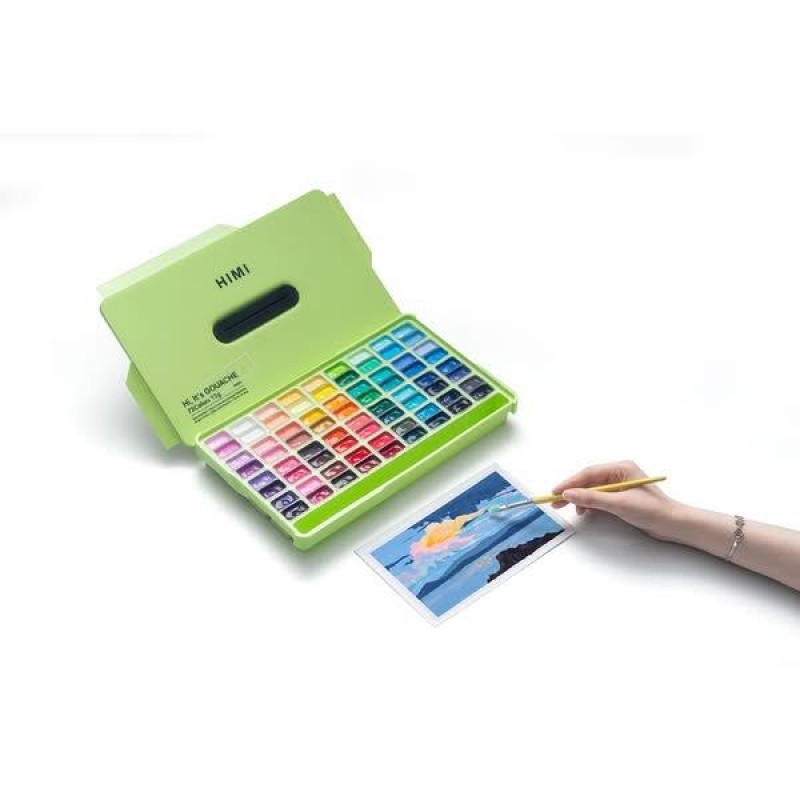 HIMI Twin Cup Gouache Σετ 72 Χρωμάτων