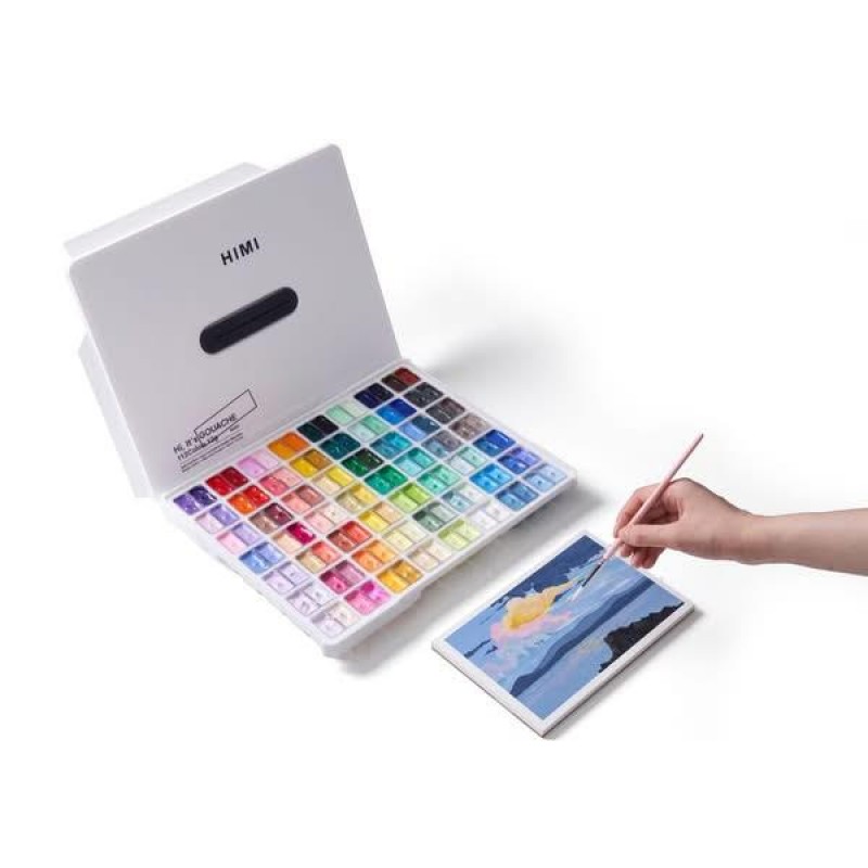 HIMI Twin Cup Gouache Σετ 112 Χρωμάτων HIMI Twin Cup Gouache Σετ 112 Χρωμάτων