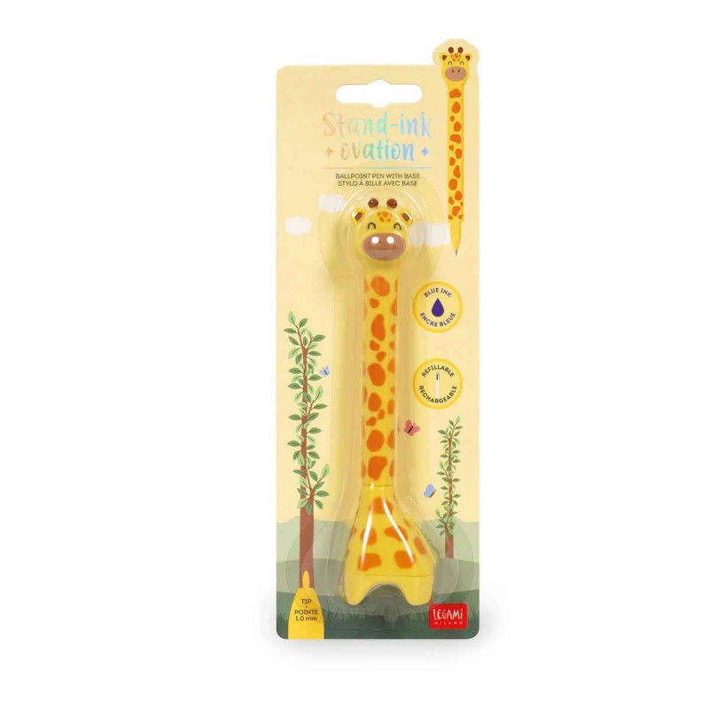 Legami Στυλό με Bάση που Στέκεται Giraffe
