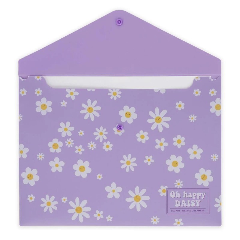Legami Πλαστικός Φάκελος με Κουμπί A4 - Daisy