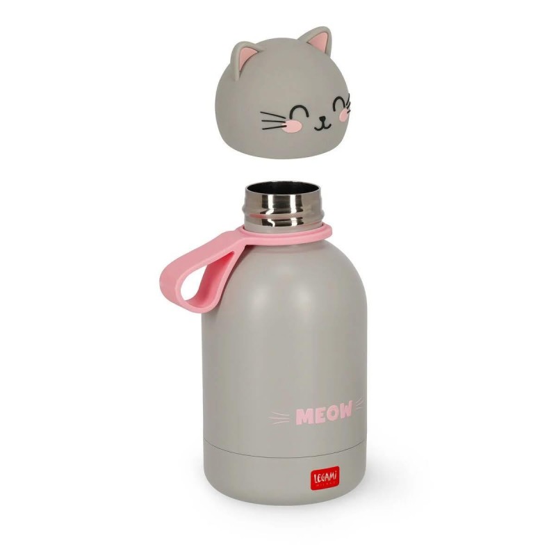 Legami Μεταλλικό Μπουκάλι Θερμός 310ml - Kitty