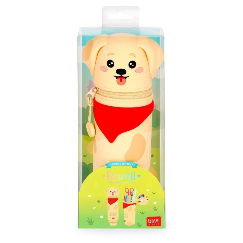 Legami Kawaii Κασετίνα Σιλικόνης 2σε1 Golden Legami Kawaii Κασετίνα Σιλικόνης 2σε1 Golden