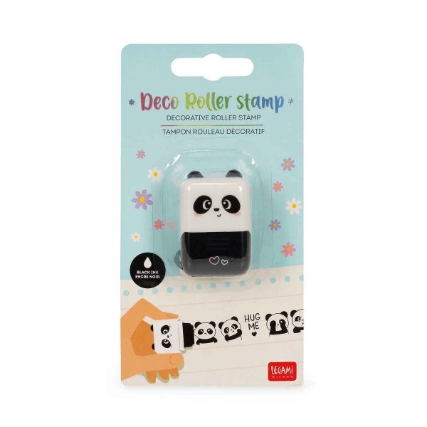 Legami Decorative Roller Stamp Panda - Black Ink Legami Decorative Roller Stamp Panda - Black Ink