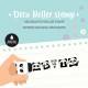 Legami Decorative Roller Stamp Panda - Black Ink Legami Decorative Roller Stamp Panda - Black Ink