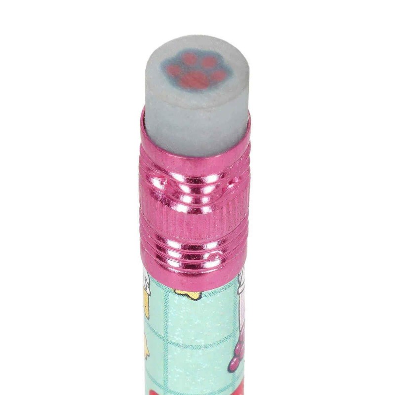Legami Recycled Paper Pencil - I Used to be a Newspaper - Bubble Tea Cat Legami Recycled Paper Pencil - I Used to be a Newspaper - Bubble Tea Cat