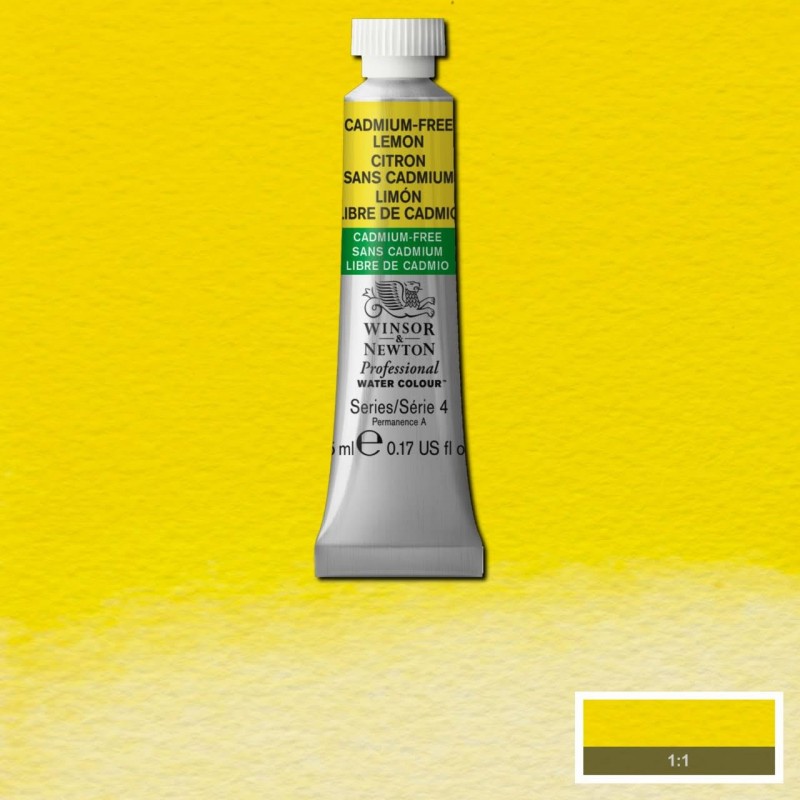 Winsor Newton 5ml Ακουαρέλας Professional 898 Cadmium Free Lemon Series 4