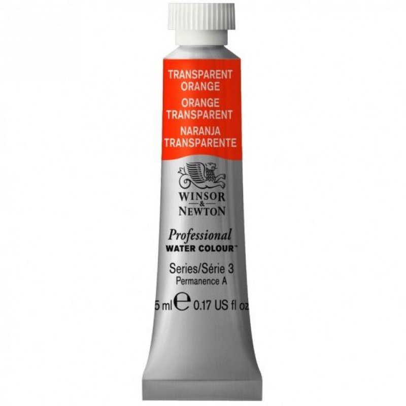 Winsor Newton 5ml Ακουαρέλας Professional 650 Transparent Orange Series 3