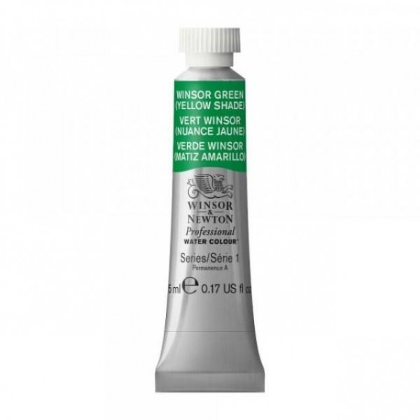 Winsor Newton 5ml Ακουαρέλας Professional 721 Winsor Green (Yellow Shade) Series 1 Winsor Newton 5ml Ακουαρέλας Professional 721 Winsor Green (Yellow Shade) Series 1