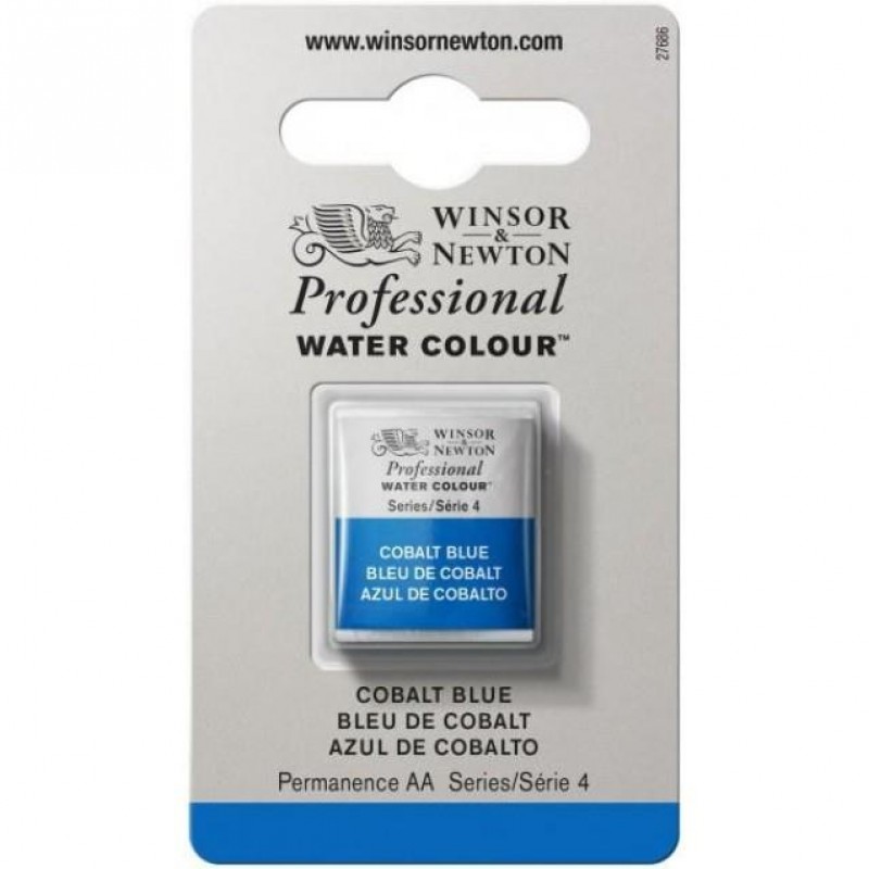 Winsor Newton Half Pan Ακουαρέλας Professional 178 Cobalt Blue Series 4 Winsor Newton Half Pan Ακουαρέλας Professional 178 Cobalt Blue Series 4