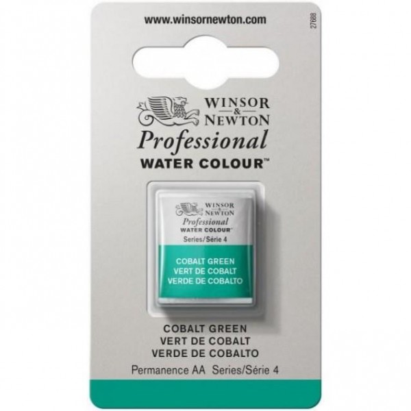 Winsor Newton Half Pan Ακουαρέλας Professional 184 Cobalt Green Series 4 Winsor Newton Half Pan Ακουαρέλας Professional 184 Cobalt Green Series 4