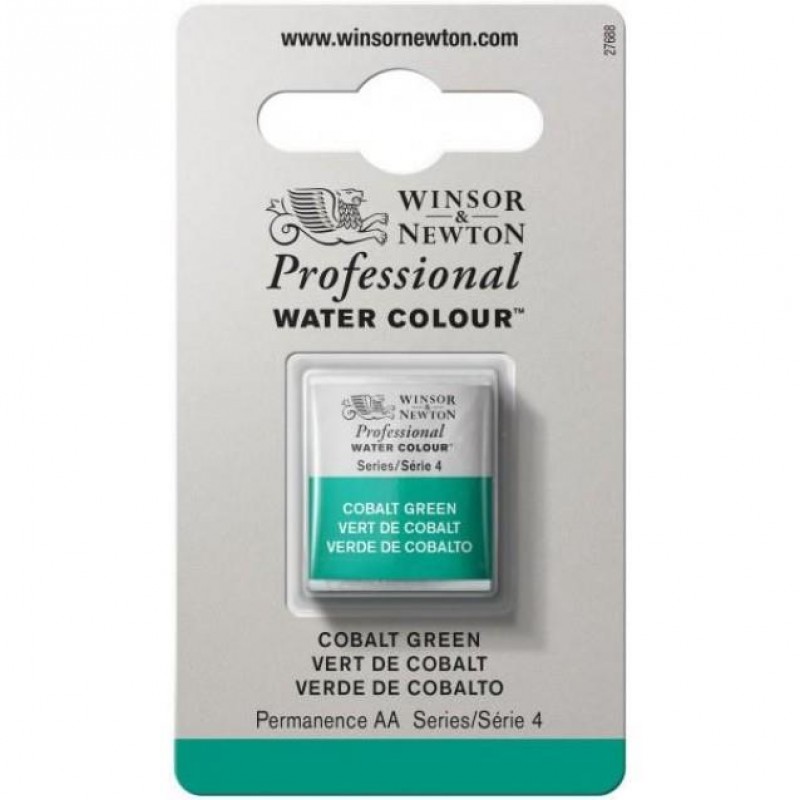 Winsor Newton Half Pan Ακουαρέλας Professional 184 Cobalt Green Series 4 Winsor Newton Half Pan Ακουαρέλας Professional 184 Cobalt Green Series 4