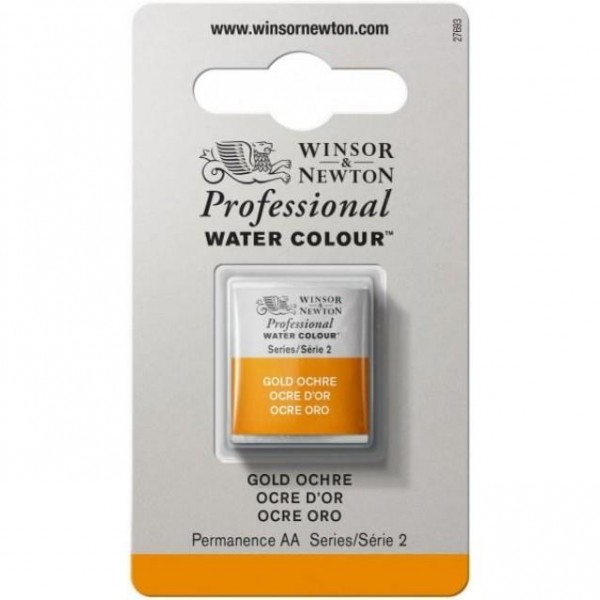 Winsor Newton Half Pan Ακουαρέλας Professional 285 Gold Ochre Series 2