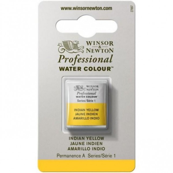 Winsor Newton Half Pan Ακουαρέλας Professional 319 Indian Yellow Series 1