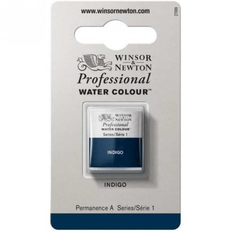 Winsor Newton Half Pan Ακουαρέλας Professional 322 Indigo Series 1