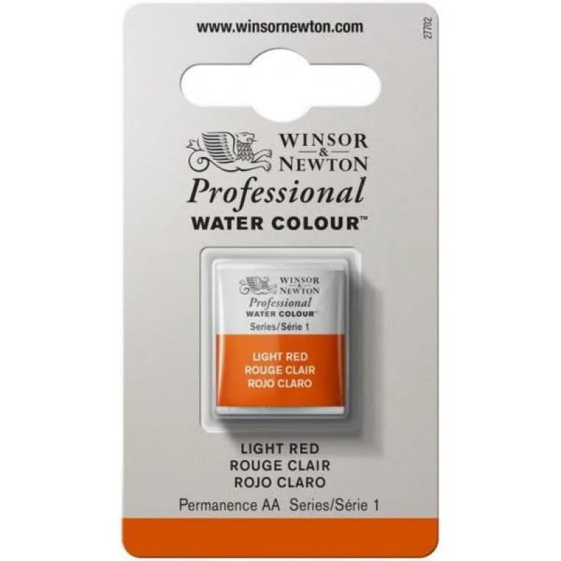Winsor Newton Half Pan Ακουαρέλας Professional 362 Light Red Series 1