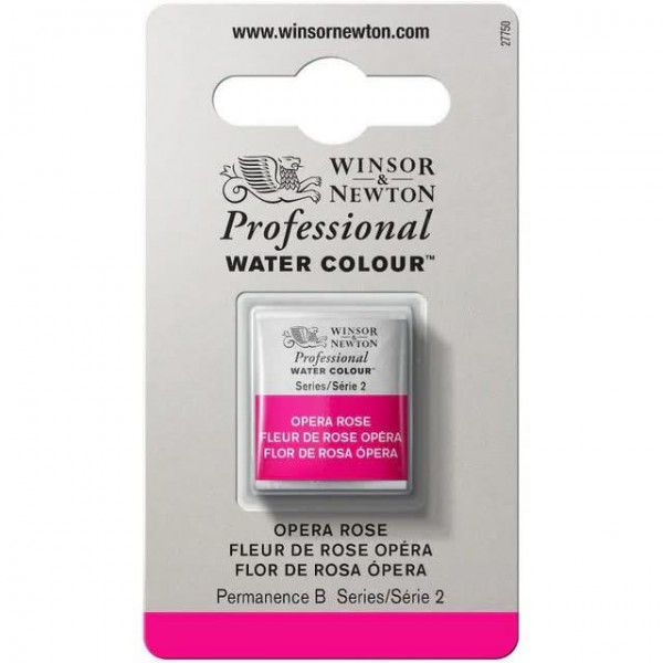Winsor Newton Half Pan Ακουαρέλας Professional 448 Opera Rose Series 2