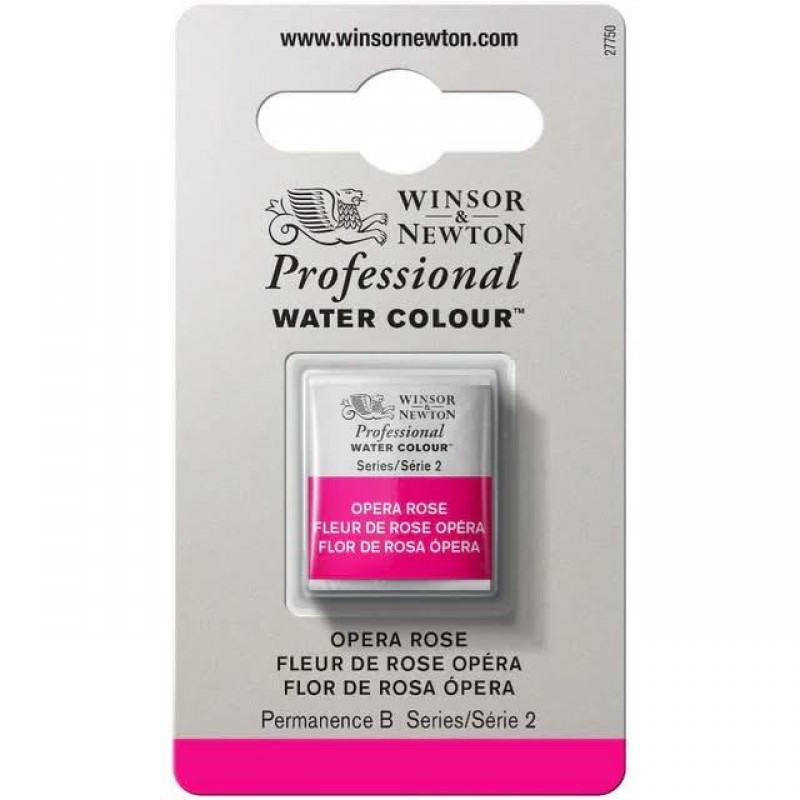 Winsor Newton Half Pan Ακουαρέλας Professional 448 Opera Rose Series 2