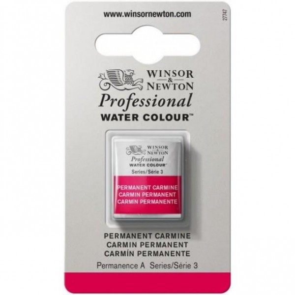 Winsor Newton Half Pan Ακουαρέλας Professional 479 Permanent Carmine Series 3