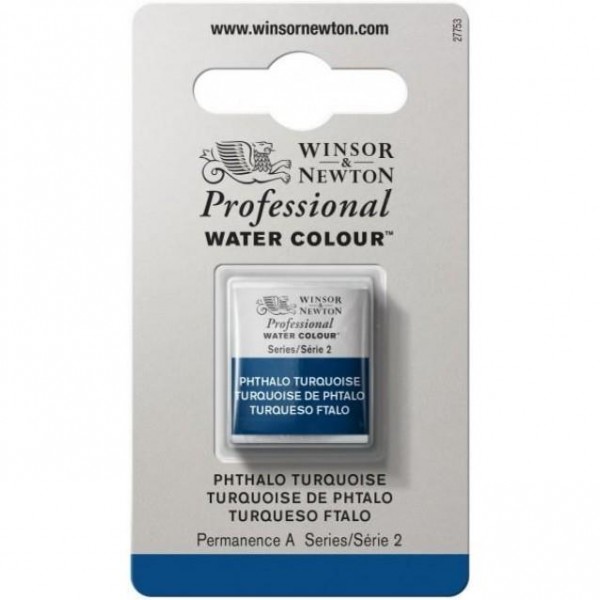 Winsor Newton Half Pan Ακουαρέλας Professional 526 Phthalto Turquoise Series 2