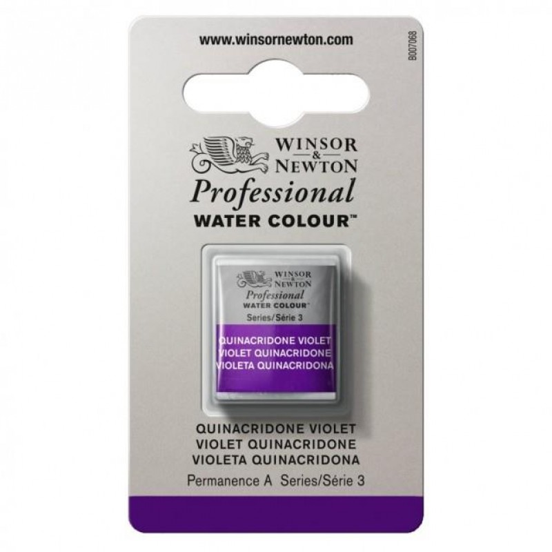 Winsor Newton Half Pan Ακουαρέλας Professional 550 Quinacridone Violet Series 3 Winsor Newton Half Pan Ακουαρέλας Professional 550 Quinacridone Violet Series 3