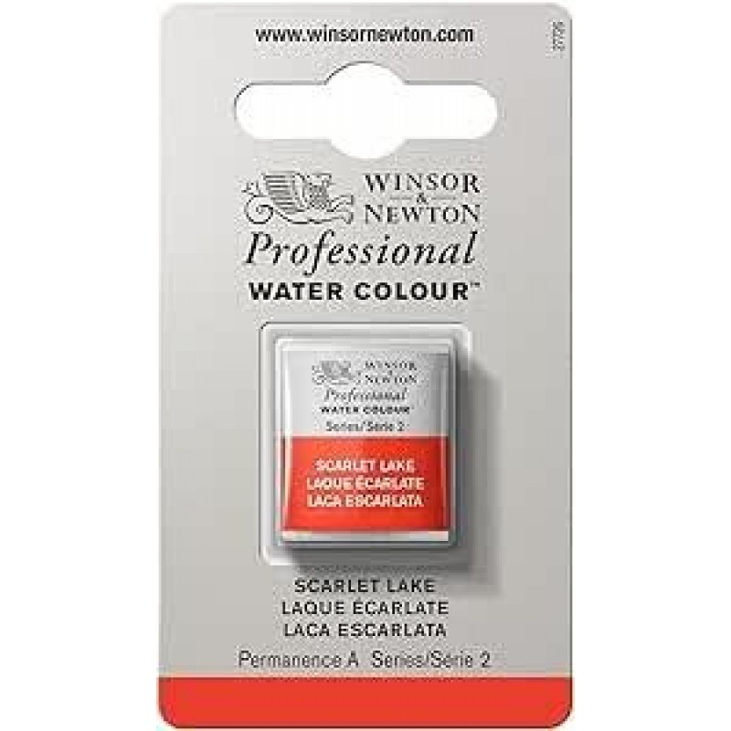 Winsor Newton Half Pan Ακουαρέλας Professional 603 Scarlet Lake Series 2