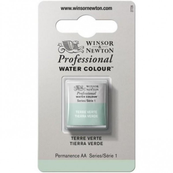 Winsor Newton Half Pan Ακουαρέλας Professional 637 Terre Verte Series 1