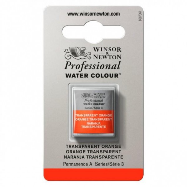 Winsor Newton Half Pan Ακουαρέλας Professional 650 Transparent Orange Series 3