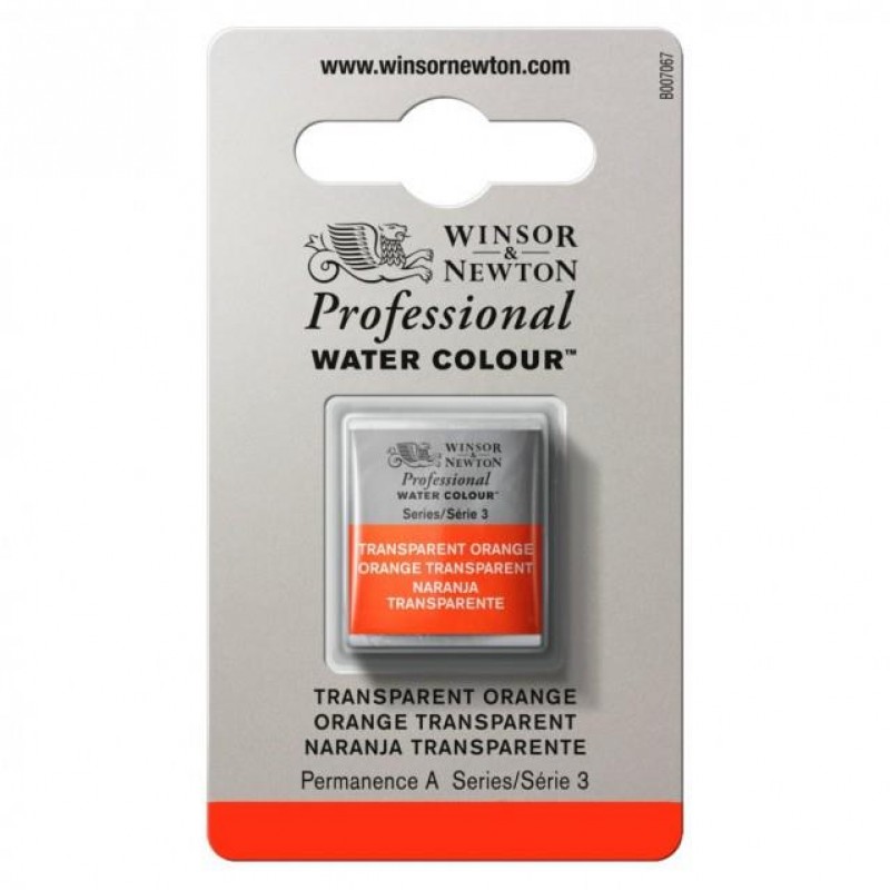 Winsor Newton Half Pan Ακουαρέλας Professional 650 Transparent Orange Series 3