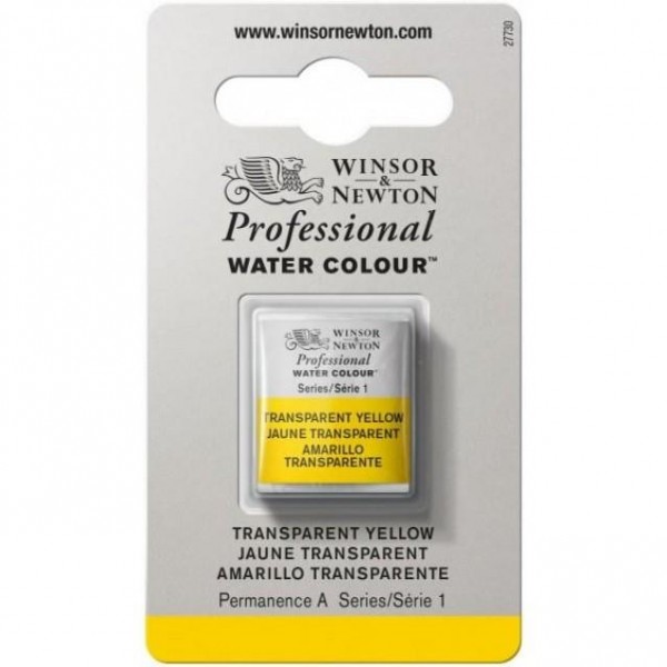 Winsor Newton Half Pan Ακουαρέλας Professional 653 Transparent Yellow Series 1