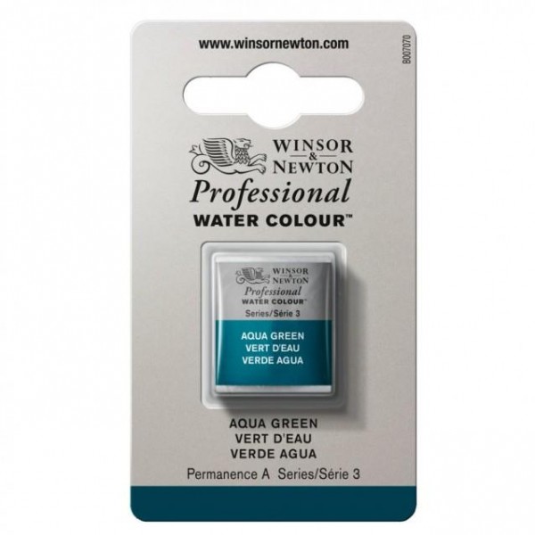 Winsor Newton Half Pan Ακουαρέλας Professional 697 Aqua Green Series 3