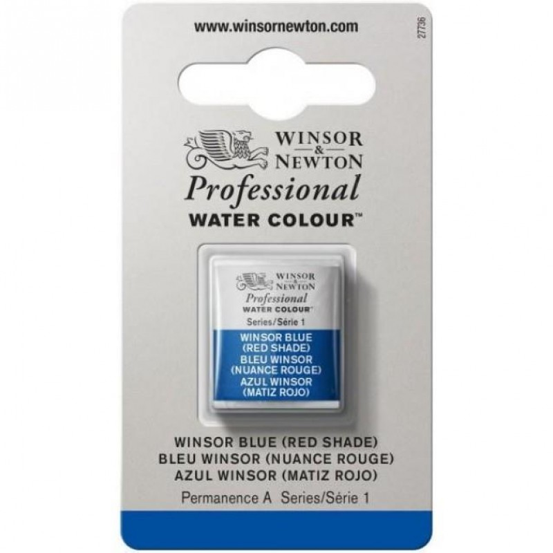 Winsor Newton Half Pan Ακουαρέλας Professional 709 Winsor Blue (Red Shade) Series 1 Winsor Newton Half Pan Ακουαρέλας Professional 709 Winsor Blue (Red Shade) Series 1