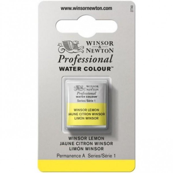 Winsor Newton Half Pan Ακουαρέλας Professional 722 Winsor Lemon Series 1