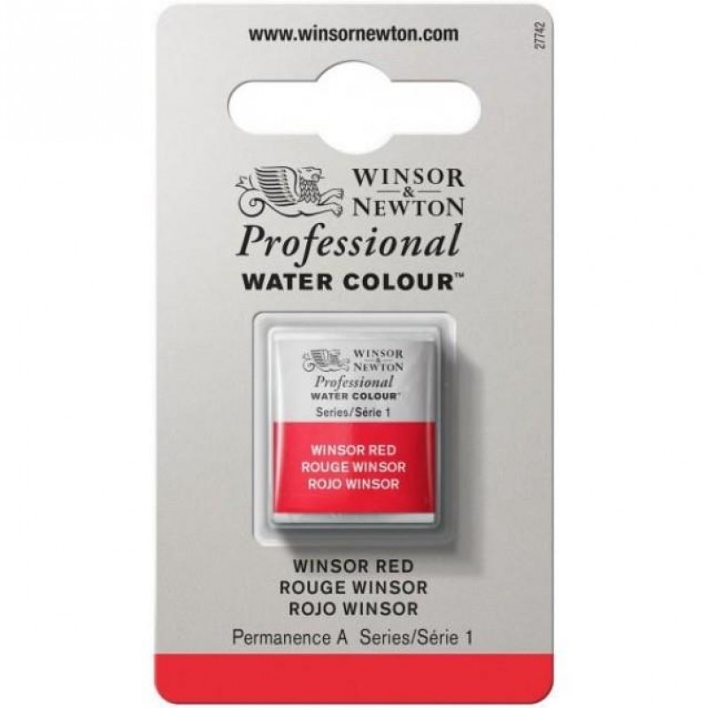 Winsor Newton Half Pan Ακουαρέλας Professional 726 Winsor Red Series 1 Winsor Newton Half Pan Ακουαρέλας Professional 726 Winsor Red Series 1