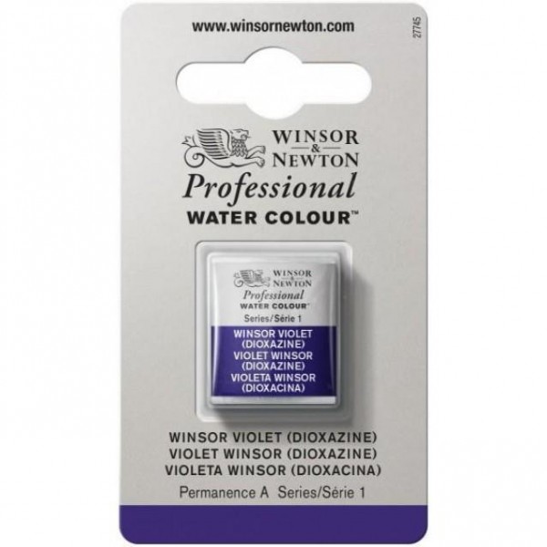 Winsor Newton Half Pan Ακουαρέλας Professional 733 Winsor Violet (Dioxazine) Series 1