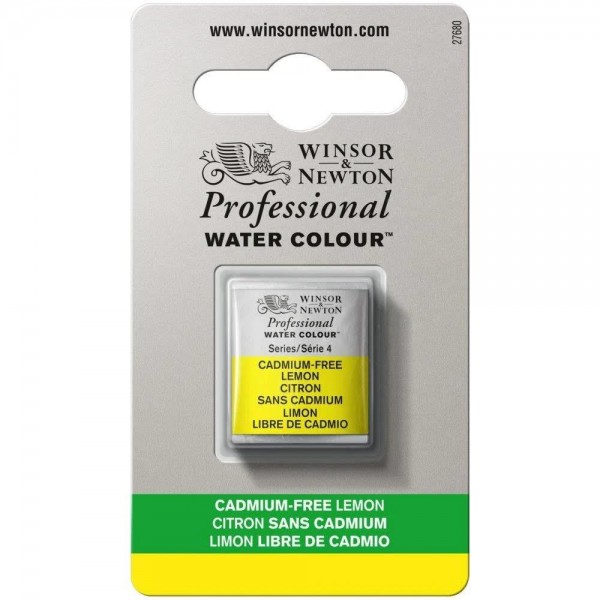 Winsor Newton Half Pan Ακουαρέλας Professional 898 Cadmium Free Lemon Series 4 Winsor Newton Half Pan Ακουαρέλας Professional 898 Cadmium Free Lemon Series 4