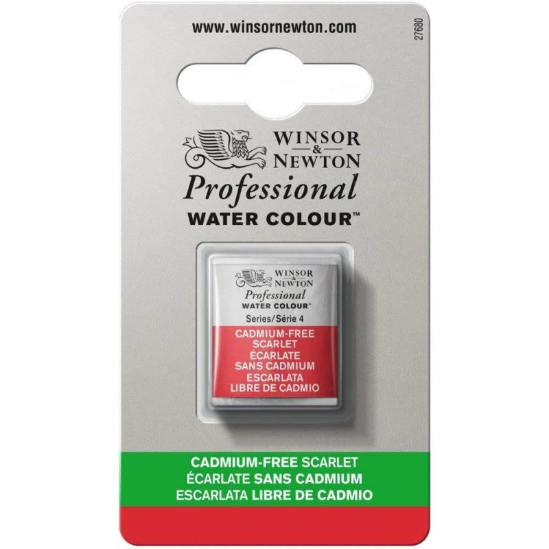 Winsor Newton Half Pan Ακουαρέλας Professional 903 Cadmium Free Scarlet Series 4 Winsor Newton Half Pan Ακουαρέλας Professional 903 Cadmium Free Scarlet Series 4