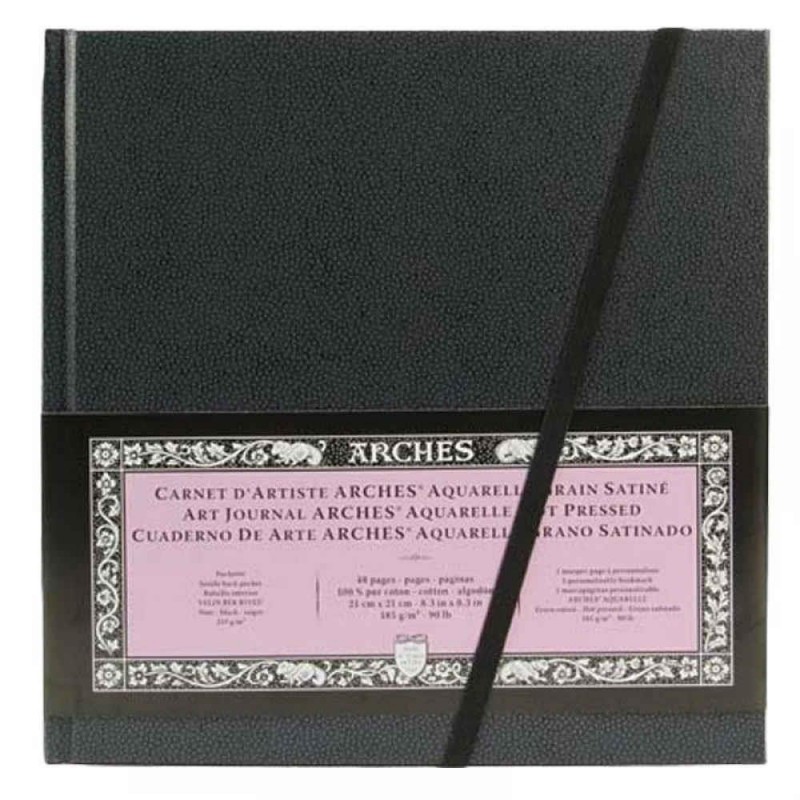 Arches Μπλοκ Ακουαρέλας Art Journal Hot Pressed (Satine) 185gr 21x21 cm 24 φύλλων Arches Μπλοκ Ακουαρέλας Art Journal Hot Pressed (Satine) 185gr 21x21 cm 24 φύλλων