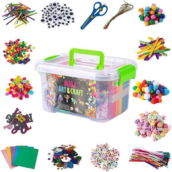 Σετ χειροτεχνίας 2000τεμ σε πλαστικό κουτί Σετ χειροτεχνίας 2000τεμ σε πλαστικό κουτί