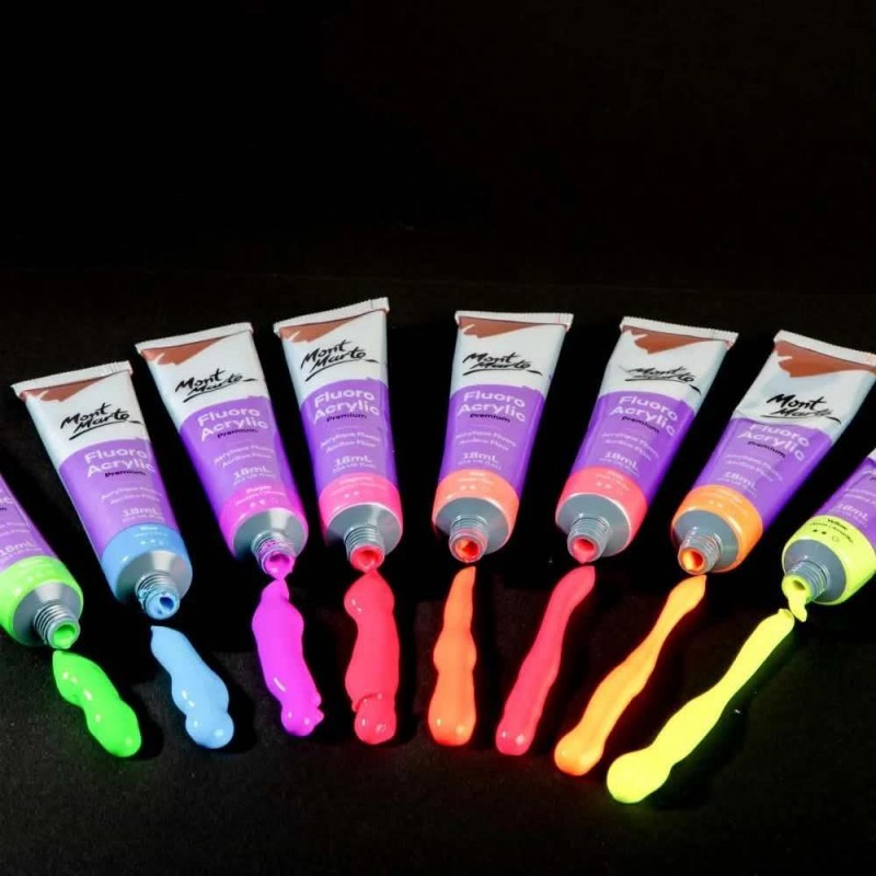 Mont Marte 8 Ακρυλικά 18ml Φωσφορίζε Χρώματα Mont Marte 8 Ακρυλικά 18ml Φωσφορίζε Χρώματα