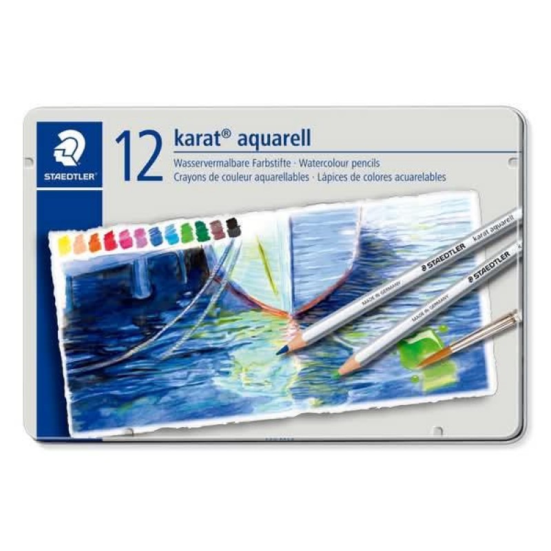 Staedtler Karat Σετ 12 Μολύβια Ακουαρέλας Staedtler Karat Σετ 12 Μολύβια Ακουαρέλας