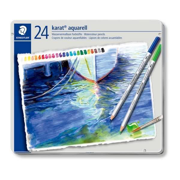 Staedtler Karat Σετ 24 Μολύβια Ακουαρέλας Staedtler Karat Σετ 24 Μολύβια Ακουαρέλας