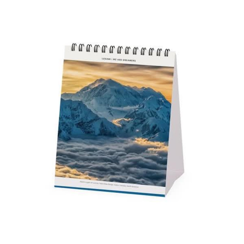 Legami Desk Calendar 2027 Mountains 12x14.5cm