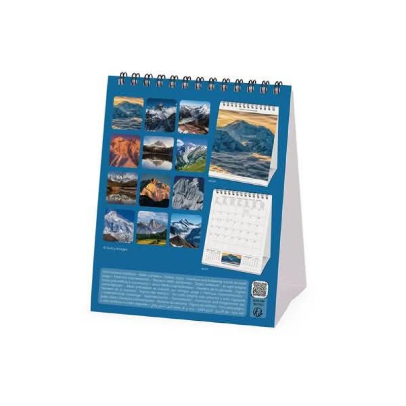 Legami Desk Calendar 2027 Mountains 12x14.5cm