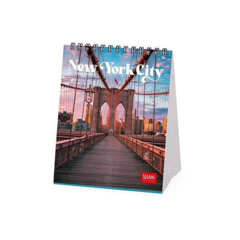 Legami Desk Calendar 2027 New York 12x14.5cm
