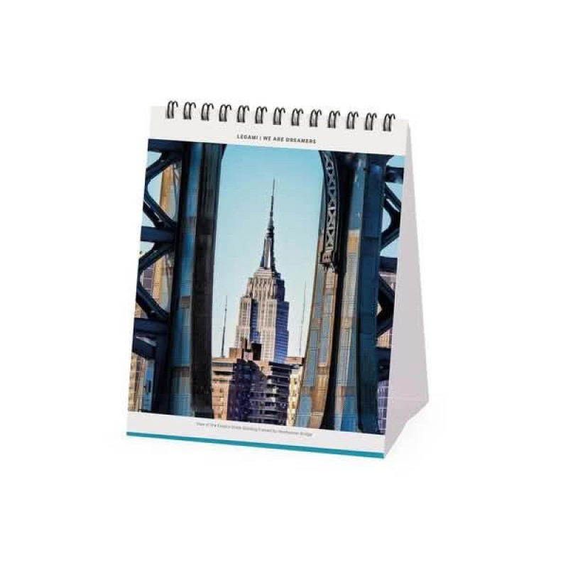 Legami Desk Calendar 2027 New York 12x14.5cm