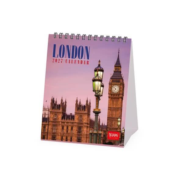 Legami Desk Calendar 2027 London 12x14.5cm