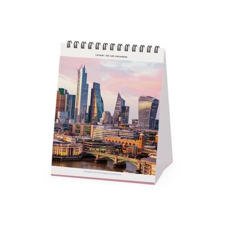 Legami Desk Calendar 2027 London 12x14.5cm