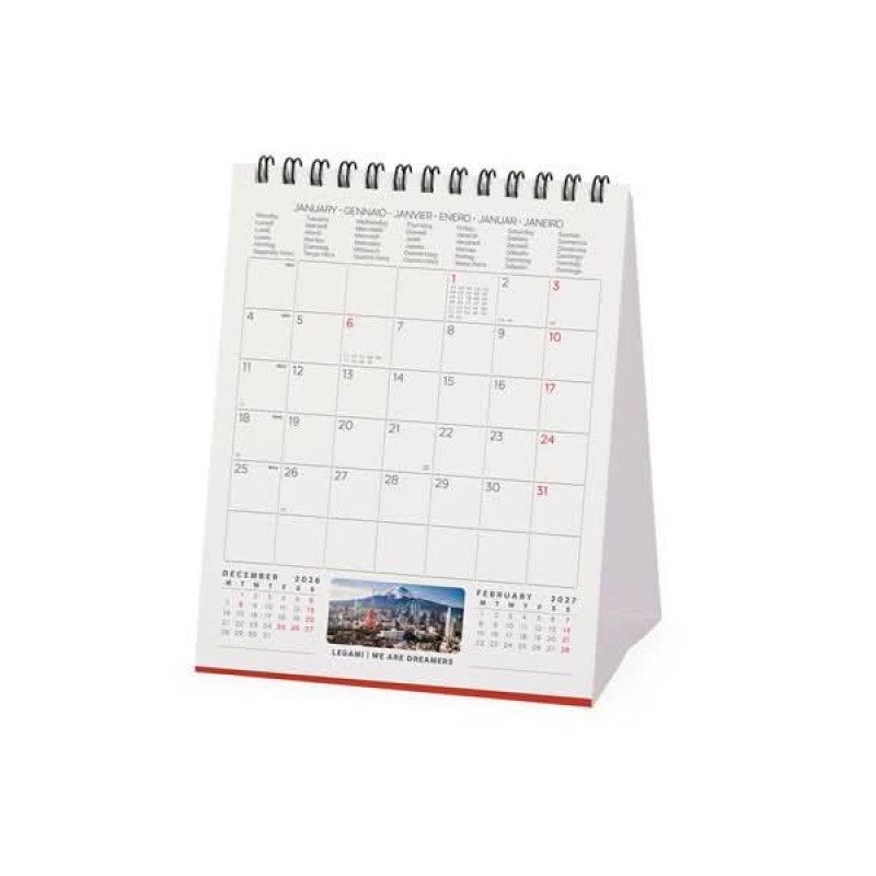 Legami Desk Calendar 2027 Beauty Of Japan 12x14.5cm